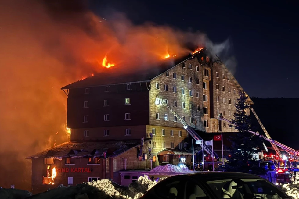 Deadly Fire at Turkish Ski Resort Hotel Claims 10 Lives