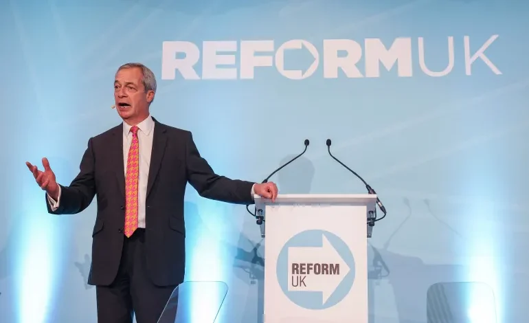 Reform UK Surges to Top Spot in Poll, Overtaking Labour, Conservatives