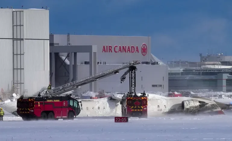 Delta Jet Flips on Landing in Toronto, Injuring 18