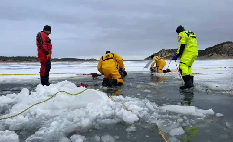 Two Recovered After Side-by-Side Falls Through Ice at Glendo Reservoir