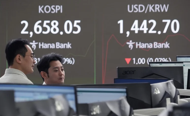 Asian Markets Decline Amid Tariff Concerns and Interest Rate Uncertainty