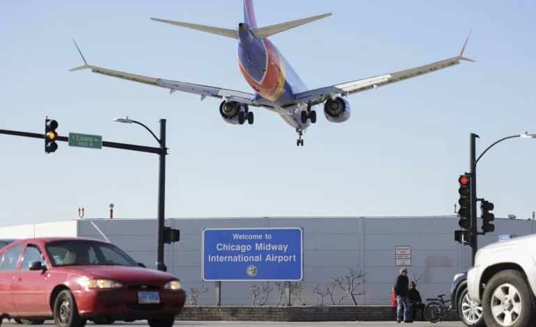 Southwest Airlines Pilot Executes Emergency Maneuver to Avoid Collision at Midway Airport