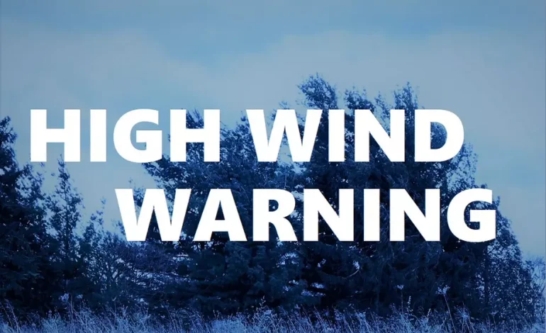 Strong Winds Expected Across Southeast Wyoming Through Tuesday