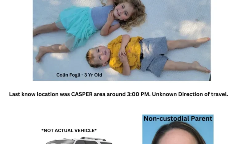 Wyoming Authorities Report Possible Sighting of Endangered Children in Casper