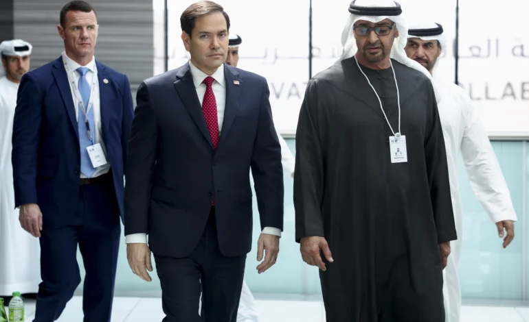 Rubio Meets with UAE Leader Amidst Ukraine, Gaza Diplomacy