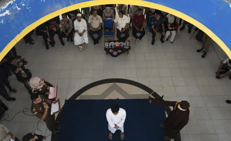 Men Publicly Caned in Indonesia for Homosexuality Under Shariah Law