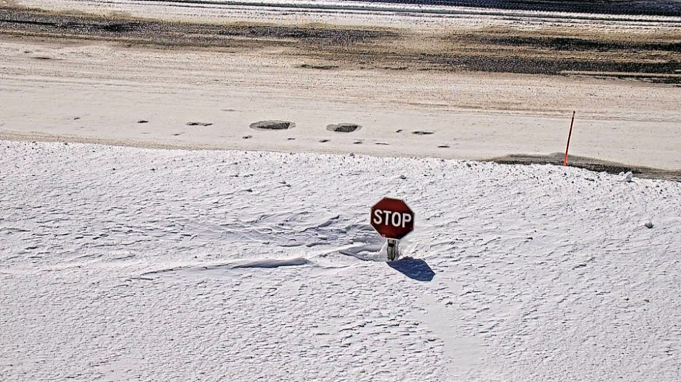 Togwotee Pass Stop Sign Nears Full Burial as Contest Deadline Approaches