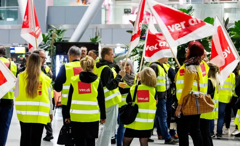 Widespread Flight Cancellations Disrupt German Airports Amid Nationwide Strike