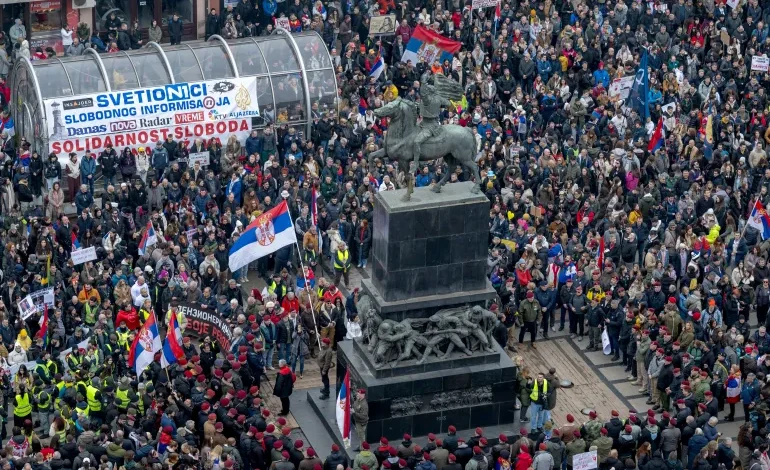 Protests in Serbia Gain Momentum Following Train Station Tragedy