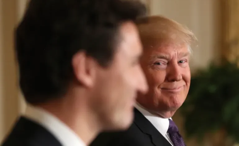 Trump, Canada’s Trudeau Exchange Words Amid Trade Tensions