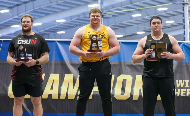 Wyoming’s Daniel Reynolds Claims NCAA Title in Weight Throw