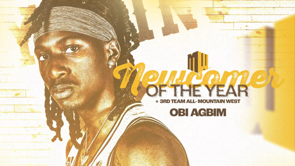 Wyoming’s Obi Agbim Recognized as Mountain West Newcomer of the Year