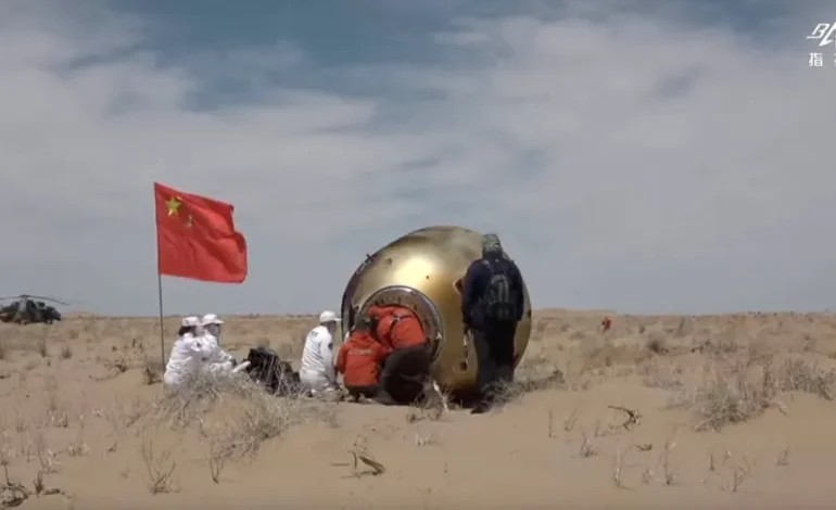 China’s Shenzhou-19 Spacecraft Returns After Mission to Tiangong Space Station