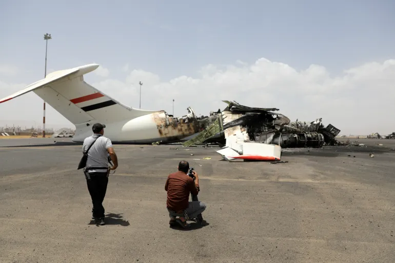 Israeli Airstrike Destroys Last Civilian Plane at Sana’a Airport Following Houthi Missile Launches
