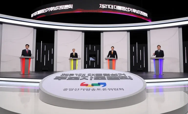 South Korea’s Presidential Candidates Clash in First Debate Ahead of Snap Election