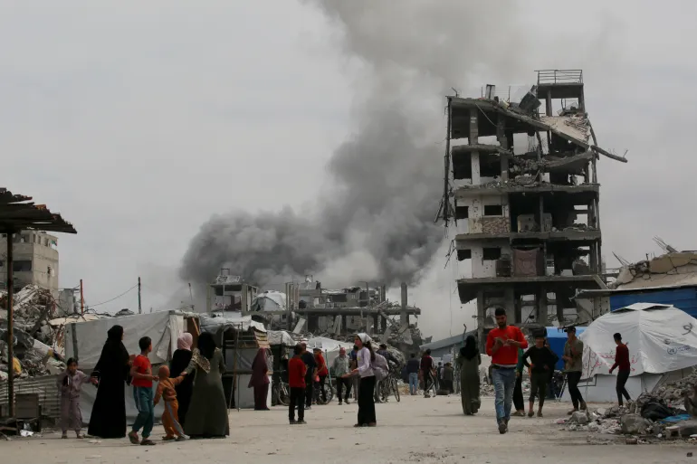 Israel Escalates Gaza Bombardment as Trump Wraps Up Middle East Tour