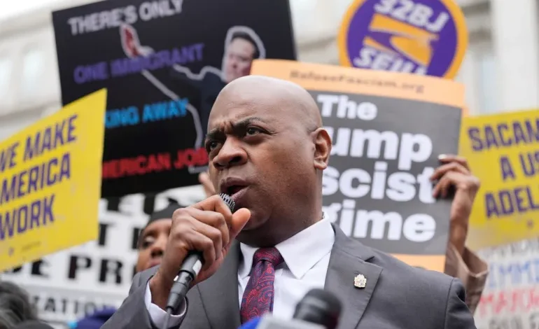 Newark Mayor Ras Baraka Seeks Dismissal of Trespassing Charges After Detention-Center Protest