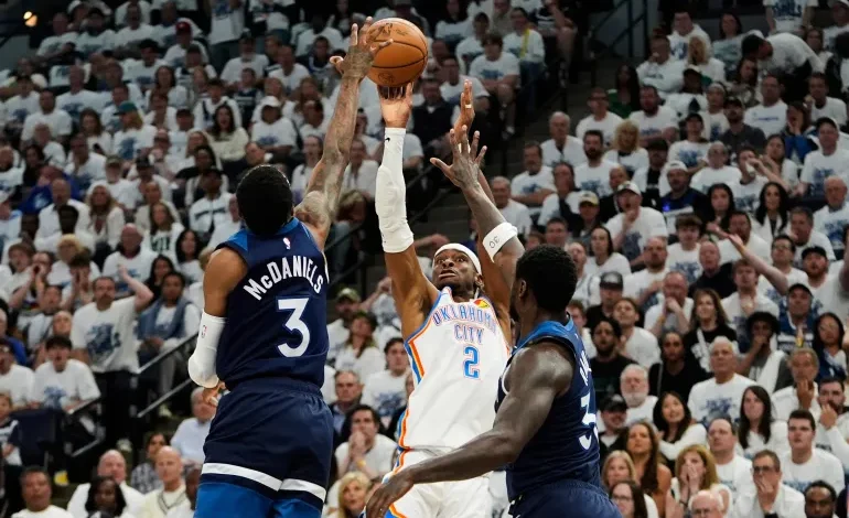 Timberwolves Blast Thunder 143–101, Trim West Finals Deficit to 2-1