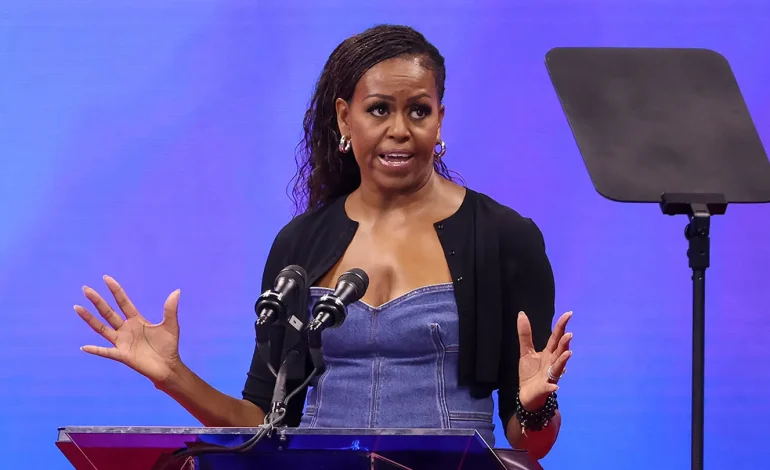 Michelle Obama Reflects on Challenges of Public Life, Reproductive Rights
