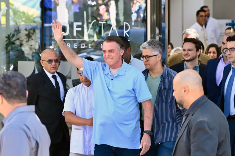 Brazil’s Jair Bolsonaro Discharged from Hospital, Plans to Attend Amnesty Rally