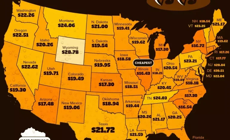 High Beer Prices in Wyoming Raise Eyebrows Among Out-of-State Visitors