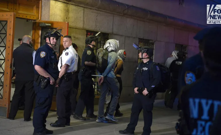 Columbia University Erupts in Chaos as Anti-Israel Protesters Storm Butler Library; Dozens Arrested