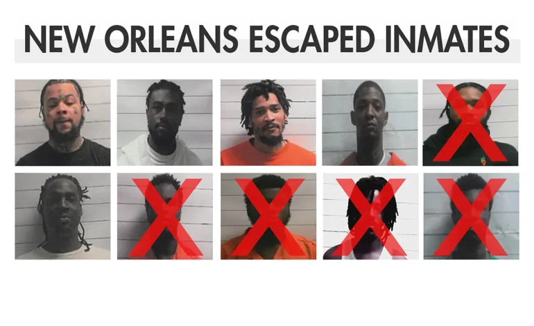 5 More Arrests Made in New Orleans Jailbreak as Half of Escaped Inmates Remain at Large