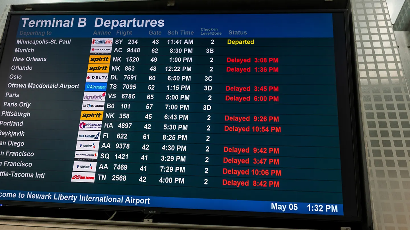 Third Equipment Outage Hits Newark Liberty Airport, Triggering Flight Delays, Renewed Safety Concerns