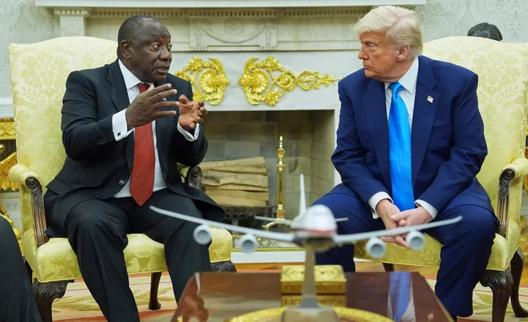 Tensions Flare at White House Meeting Between Trump, Ramaphosa, South African Golf Stars Caught in Middle