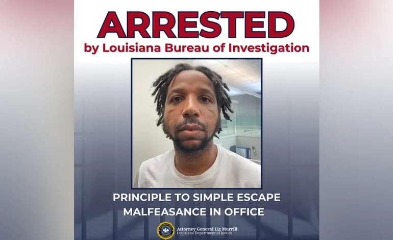 Fifth Inmate Captured After Mass Jailbreak from New Orleans Facility