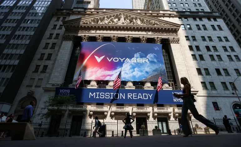 Voyager Technologies Shares Soar 139% Following Upsized IPO Debut