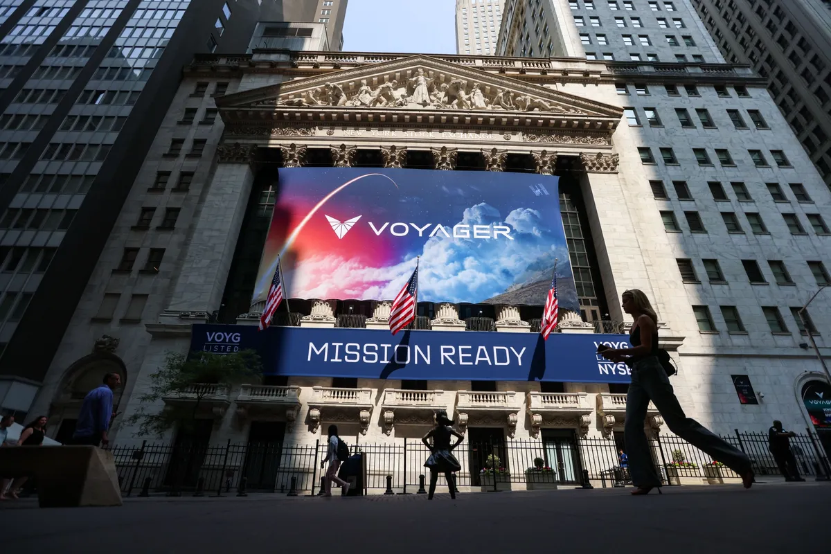 Voyager Technologies Shares Soar 139% Following Upsized IPO Debut