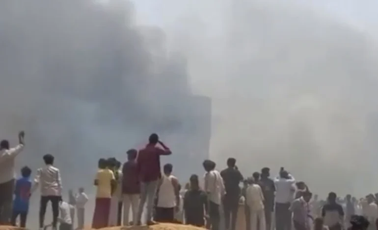 Air India Plane Crashes in Ahmedabad, Killing Dozens