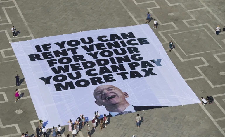 Billionaire Bezos Faces Venice Backlash as Wedding Sparks Inequality Protests