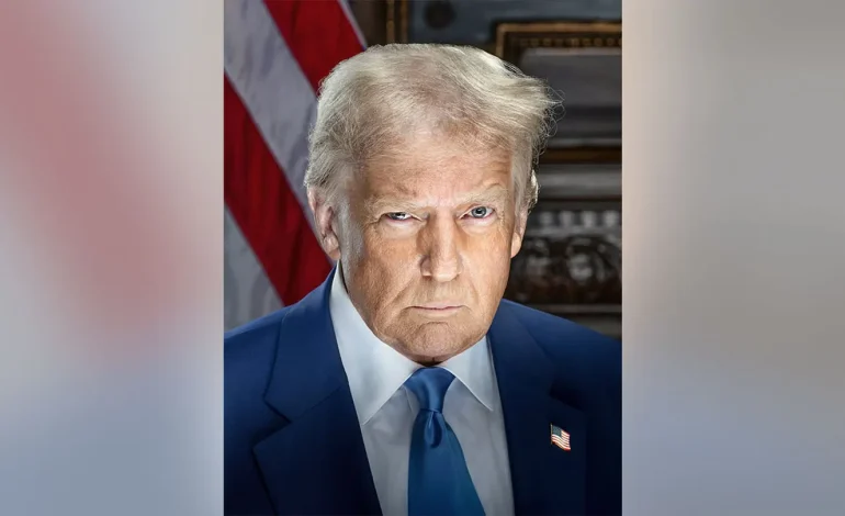 President Trump’s New Official Portrait Unveiled at White House Amid Gallery Controversy