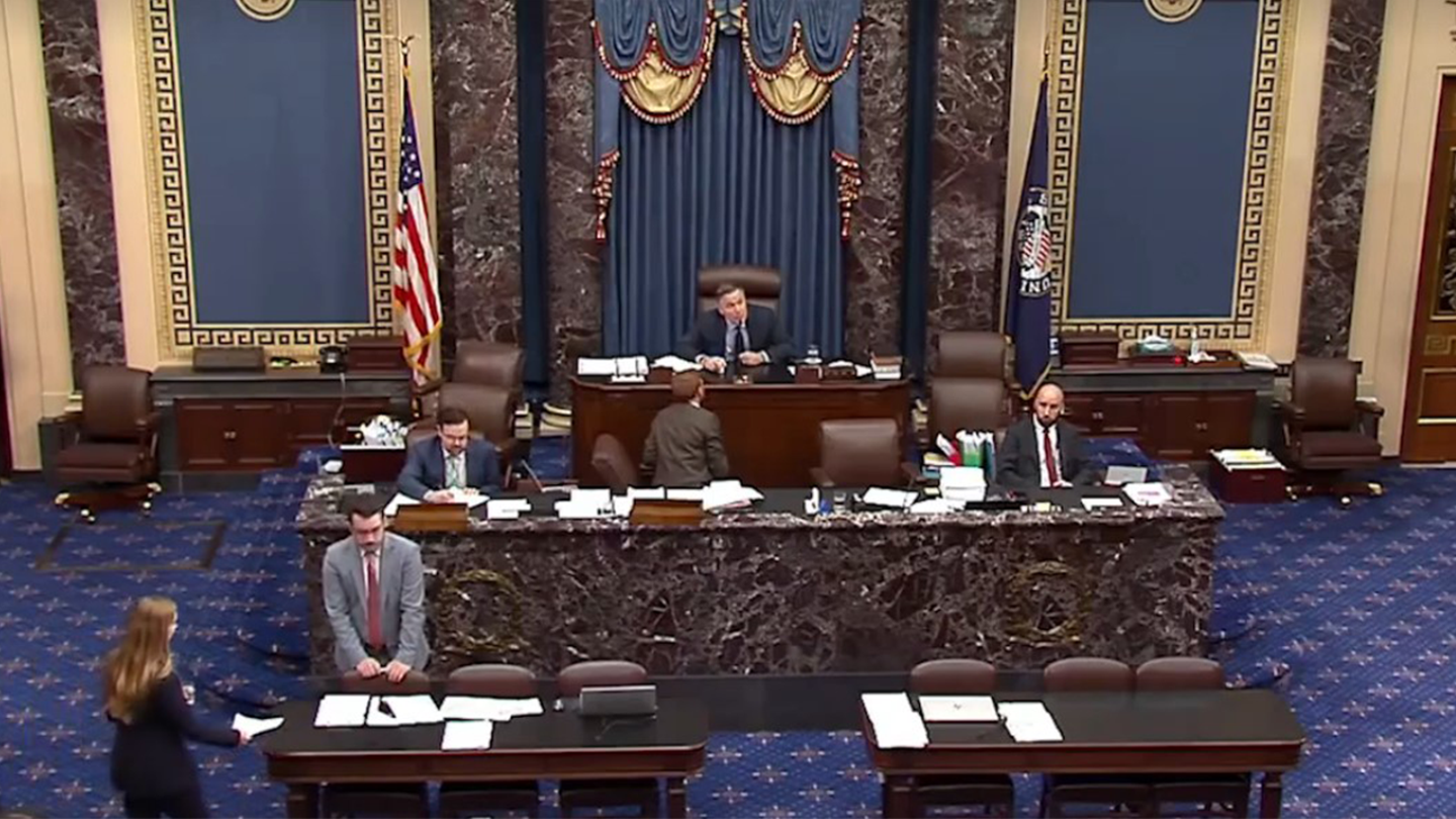 Man Arrested After Disrupting Senate Debate on Trump’s “Big Beautiful Bill”