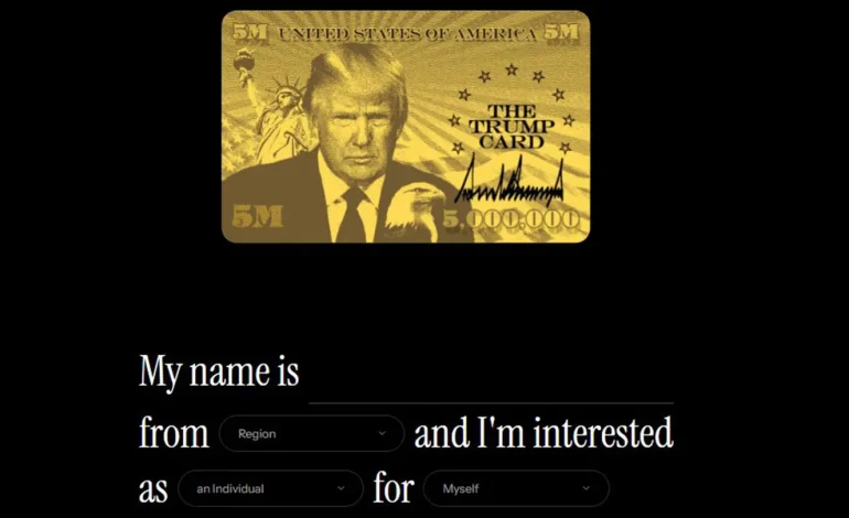 Trump Administration Launches $5 Million ‘Trump Card’ Visa Pathway for Wealthy Foreign Investors