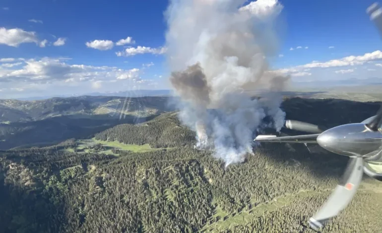 Horse Fire Expands to Over 1,300 Acres in Bridger-Teton National Forest