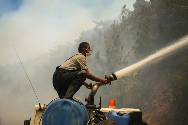 Wildfires Erupt Across Mediterranean as Heatwave Worsens