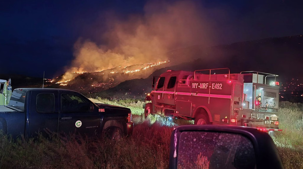 Lightning Storm Triggers 11 Wildfires in a Single Night Across Northeast Wyoming