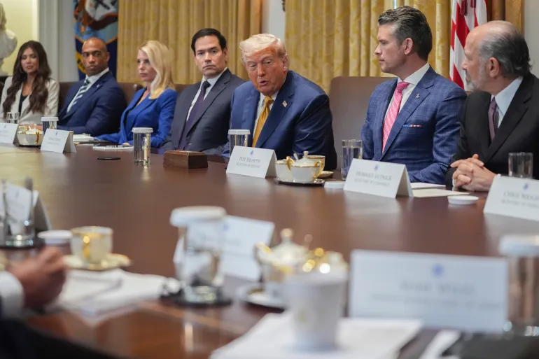 Trump Dismisses MAGA Uproar Over FBI Epstein Memo, Calls It “Desecration”