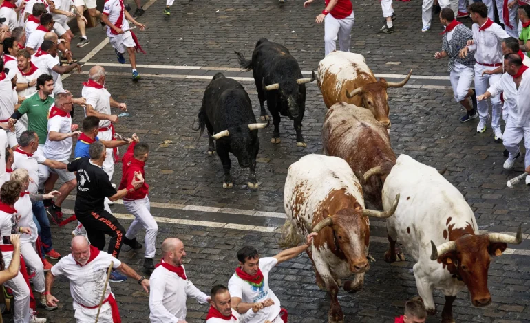 San Fermín Festival Kicks Off with Bull Run in Spain’s Pamplona