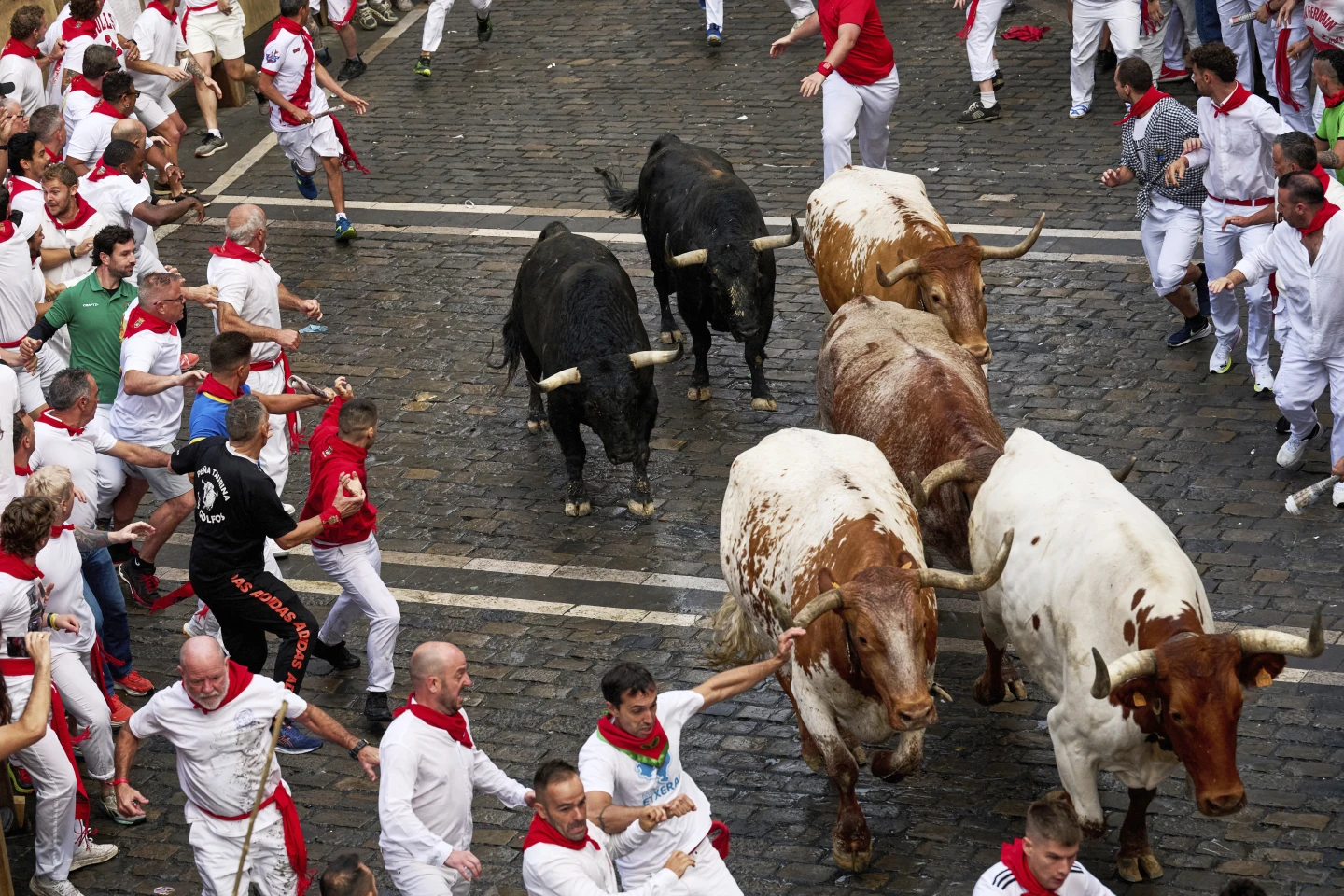 San Fermín Festival Kicks Off with Bull Run in Spain’s Pamplona