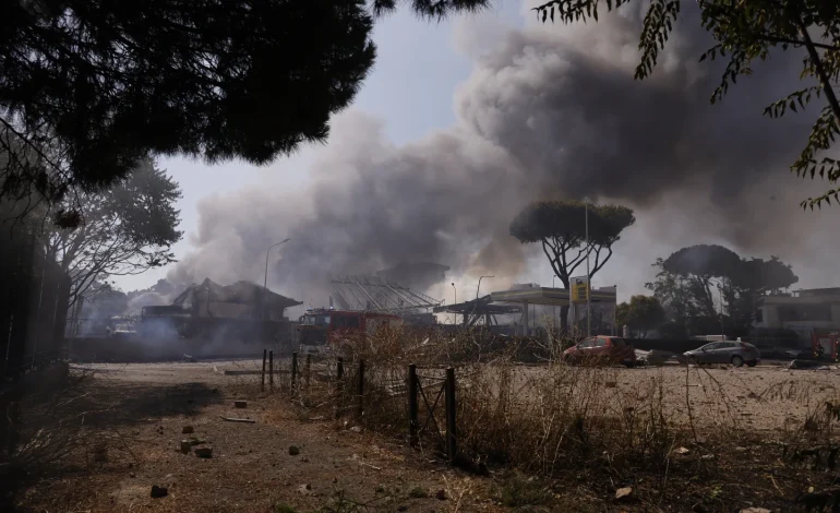Explosion at Rome Gas Station Injures Dozens and Disrupts City Traffic