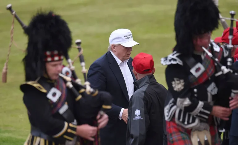Trump Heads to Scotland for Trade Talks and Golf, Meets Starmer, Swinney
