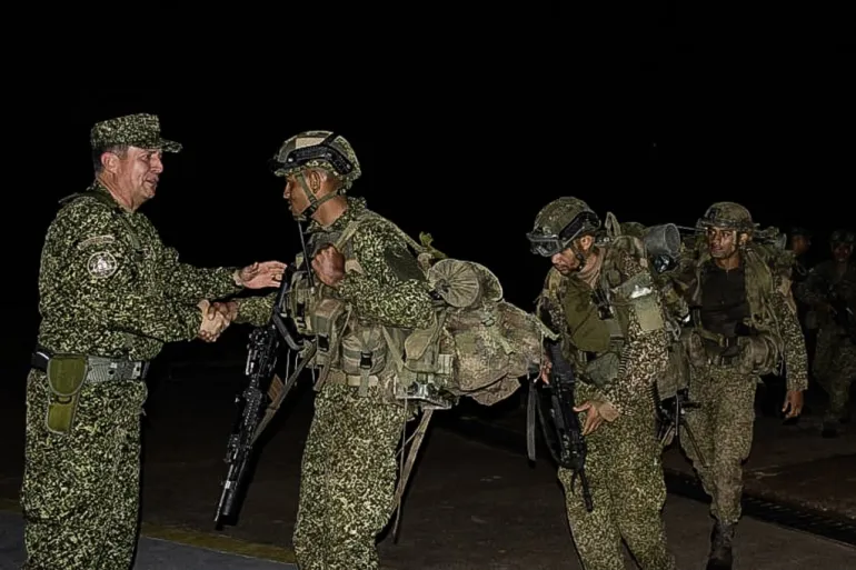 33 Colombian soldiers freed after being held by rebels in Amazon village
