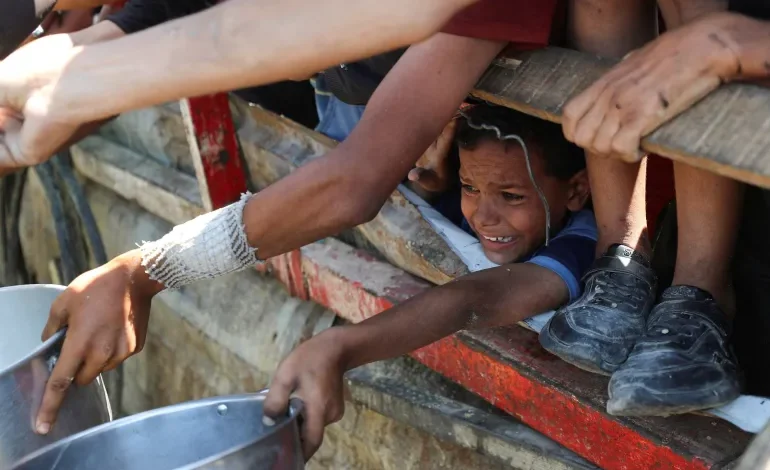 Starving for Survival: Gazans Killed While Chasing Food as Supplies — and Burial Shrouds — Run Out