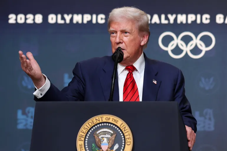 Trump Launches Task Force to Prep LA for ‘Biggest Olympics Ever’ in 2028