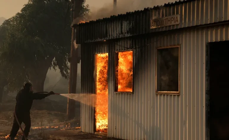 Greece Battles Worst Days of Wildfire Season as Blazes Spread Across Europe