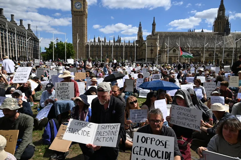 Over 460 People Detained in London Protest Against Palestine Action Ban